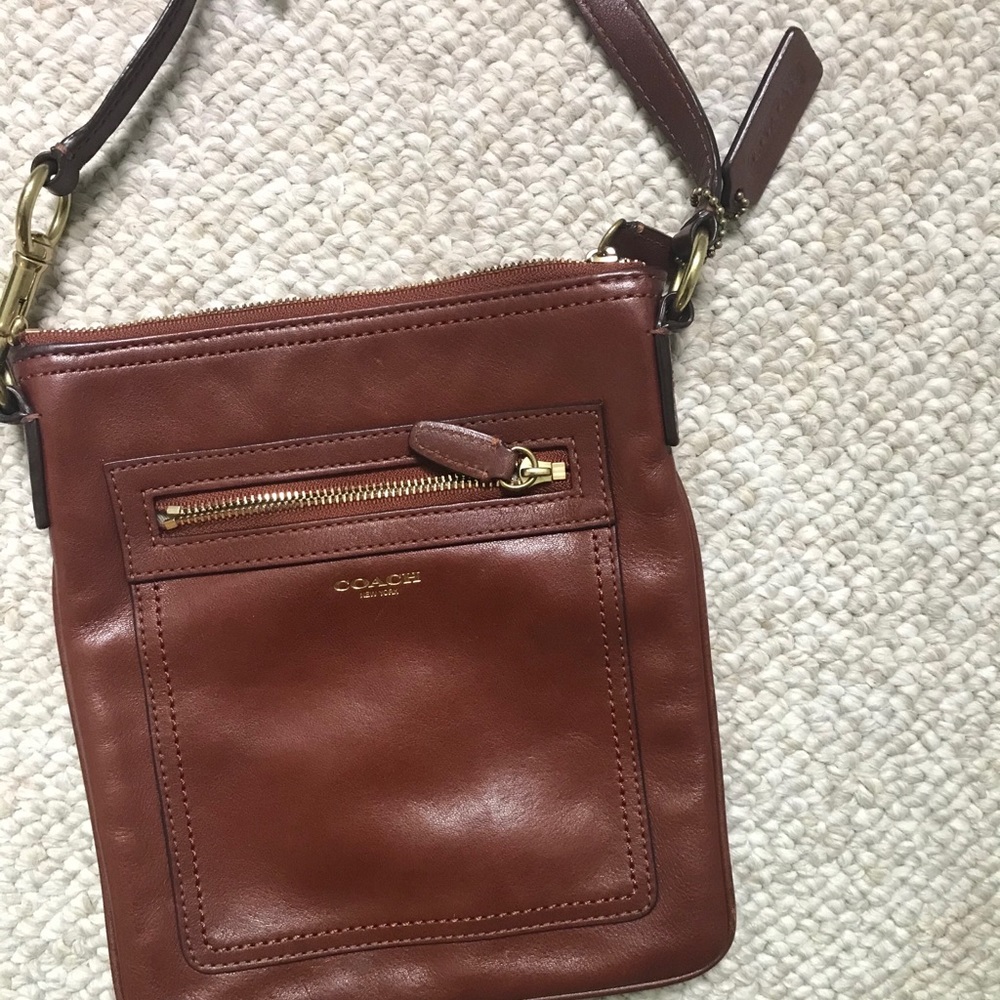 COACH Brown Leather Crossbody